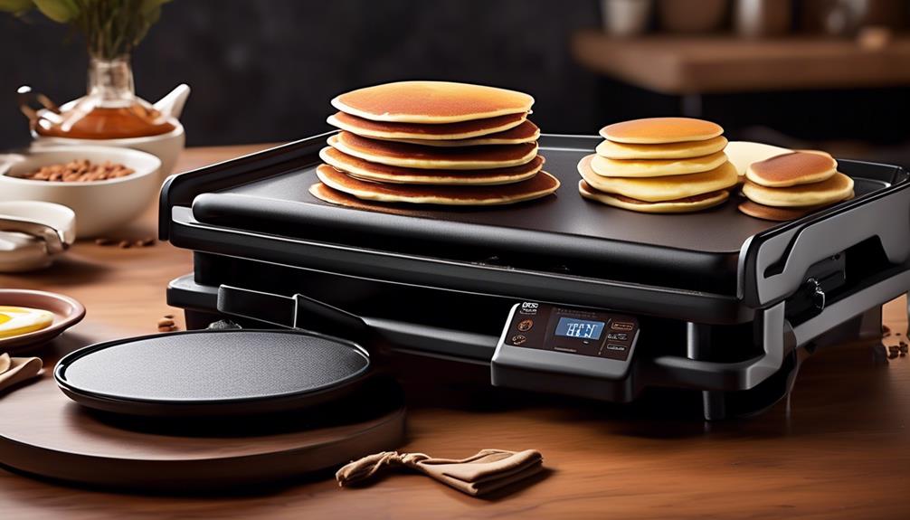 customizing pancake cooking temperatures