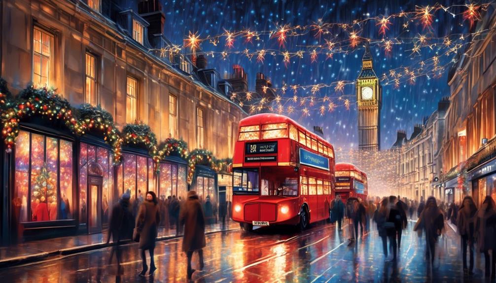 dazzling christmas lights in london