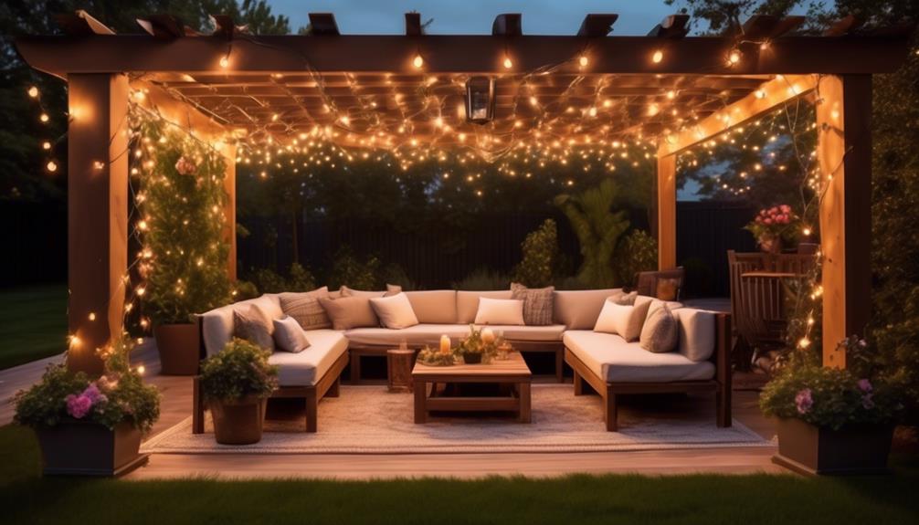 deck lighting ideas for outdoors