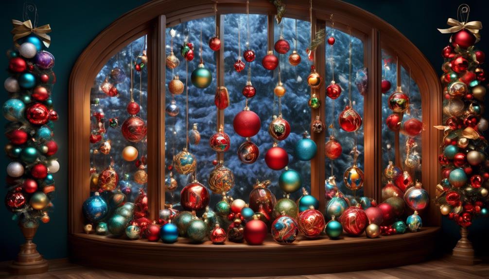 decorate windows with ornaments