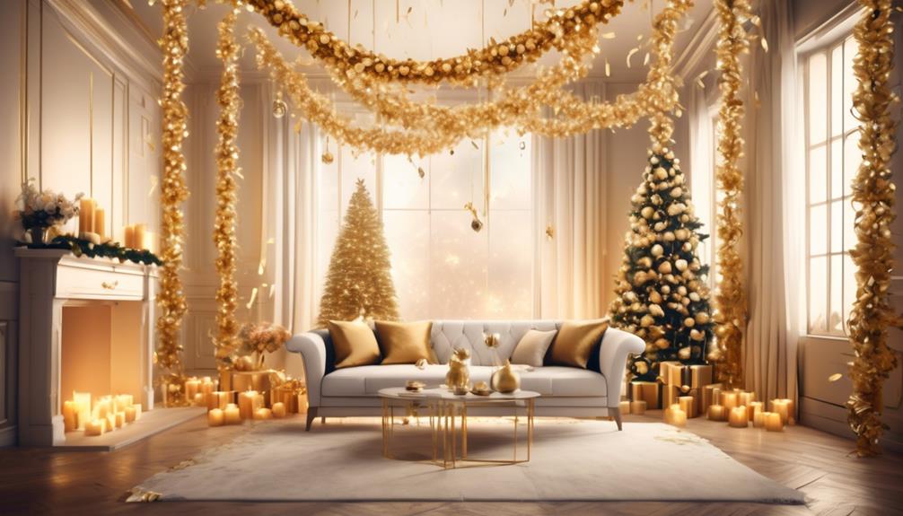 decorate with festive decorations
