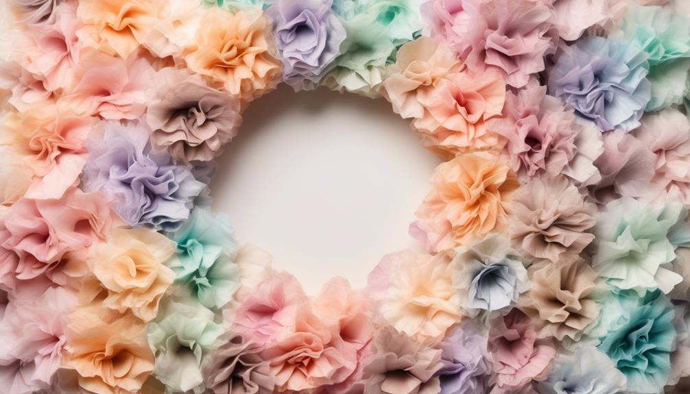 decorate wreath with filters
