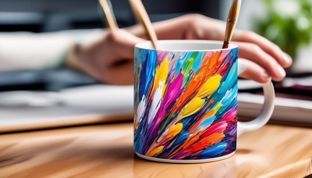 decorating acrylic mugs creatively