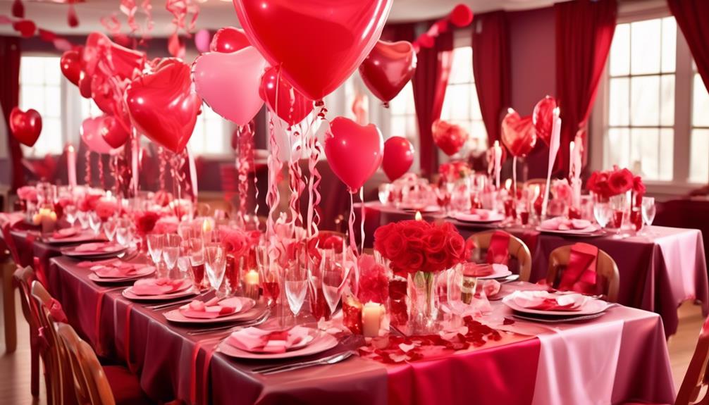 decorating for a valentine s party