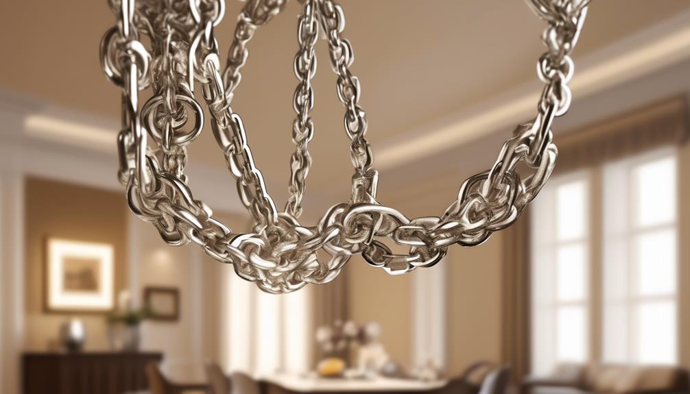 decorating with a light chain