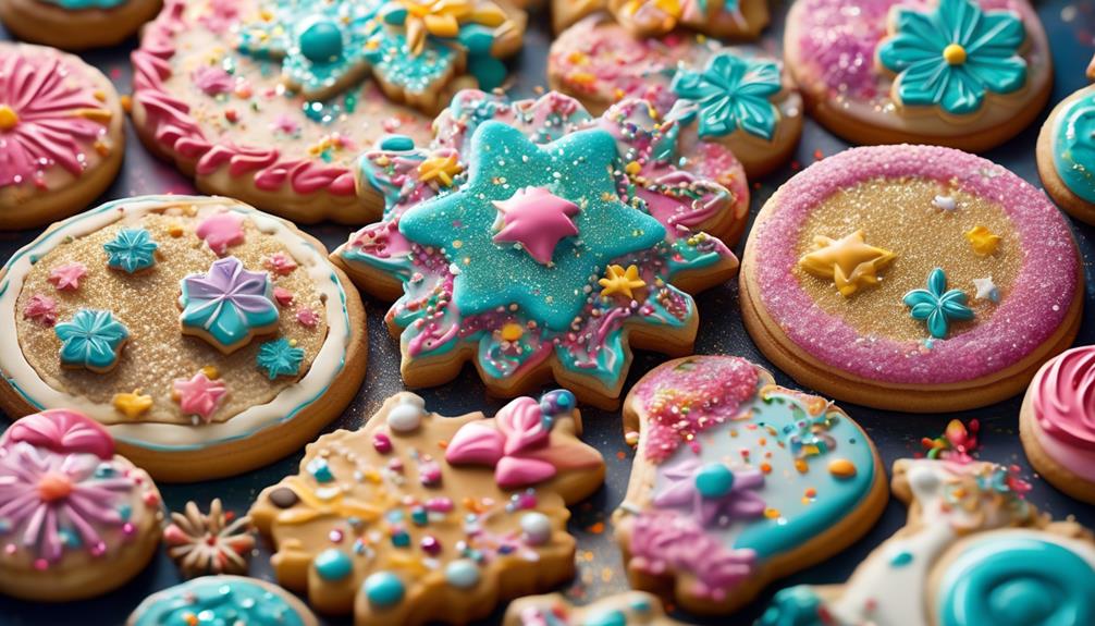 decorating with edible sparkles