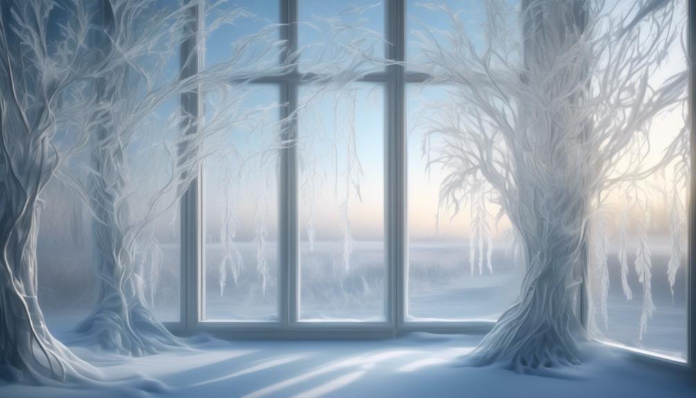 decorating with frosty window treatments