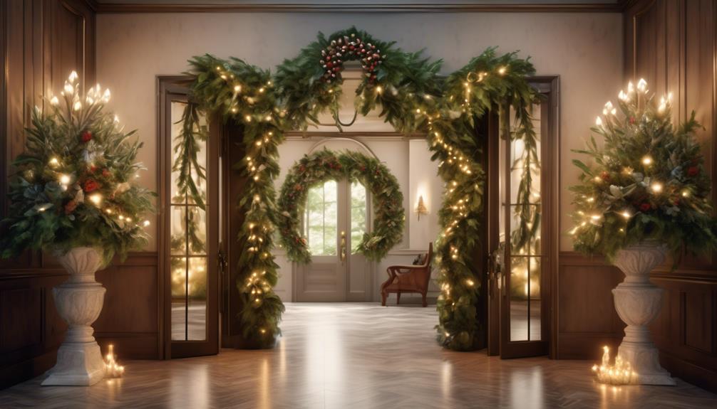 decorating with greenery and garlands