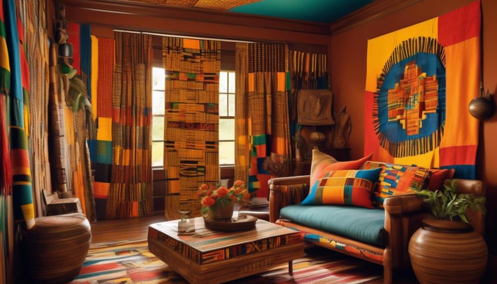 decorating with kente cloth