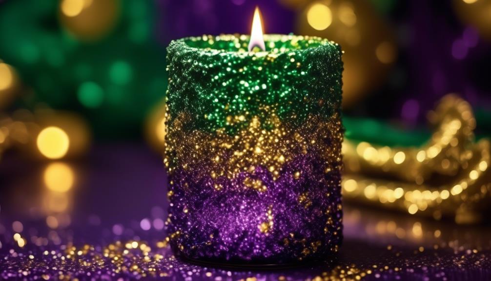 decorative candle holders with sparkle