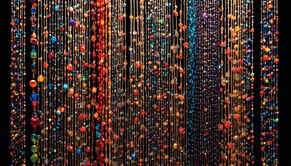 decorative curtains with beads