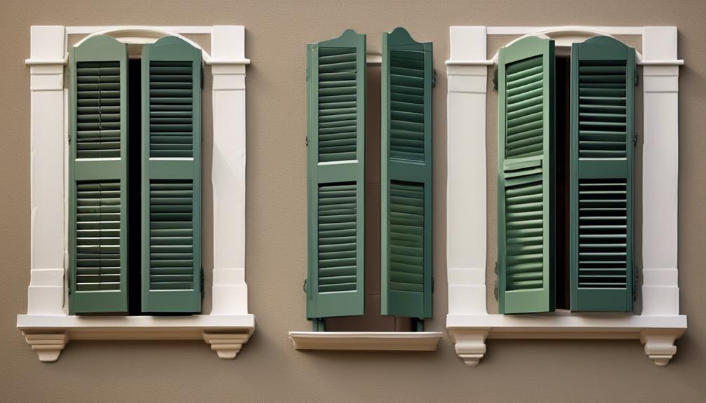 decorative shutters for house