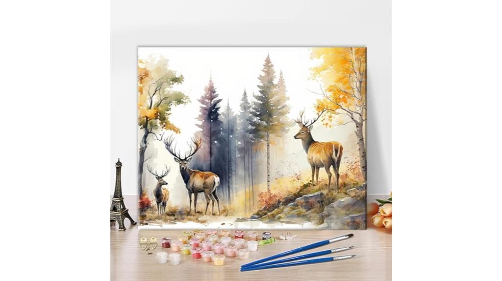 deer painting kit for all ages