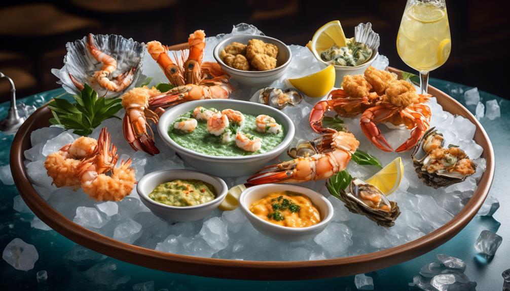 delicious appetizers featuring seafood