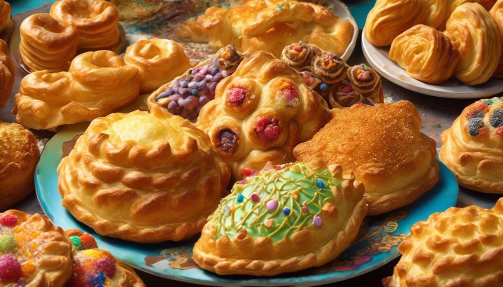 delicious fried pastel variations