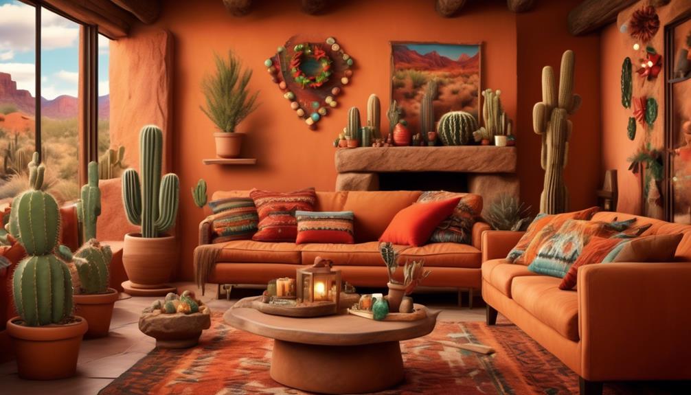 desert inspired hues and patterns