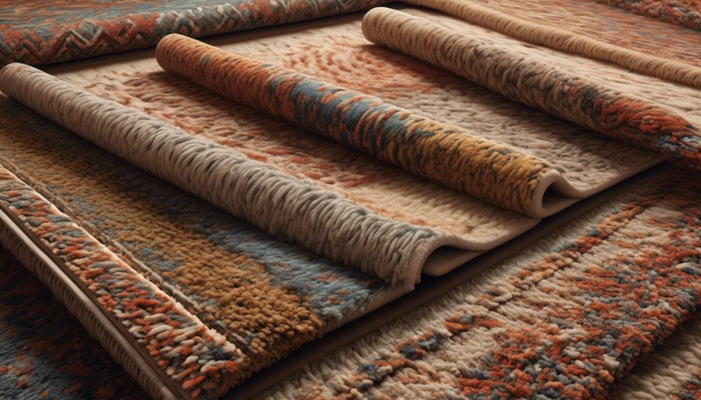 different carpet pile types