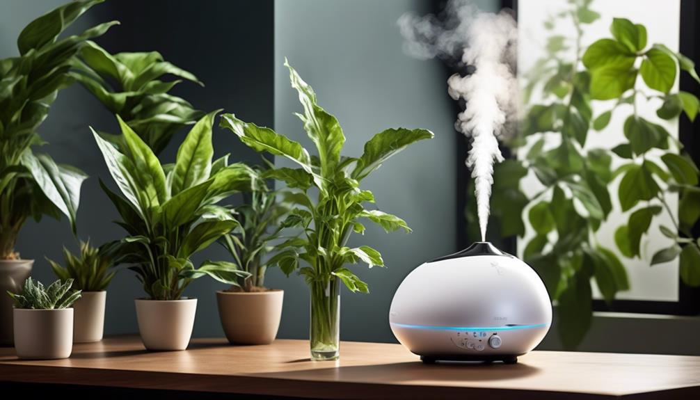 diffuser vs humidifier for plants