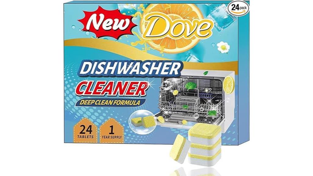 dishwasher cleaner tablets 24 pack