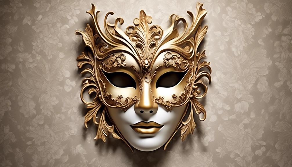 displaying masquerade masks creatively