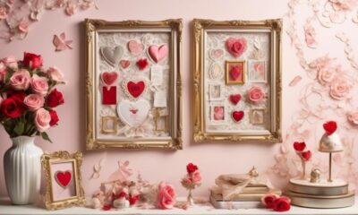 displaying vintage valentines creatively