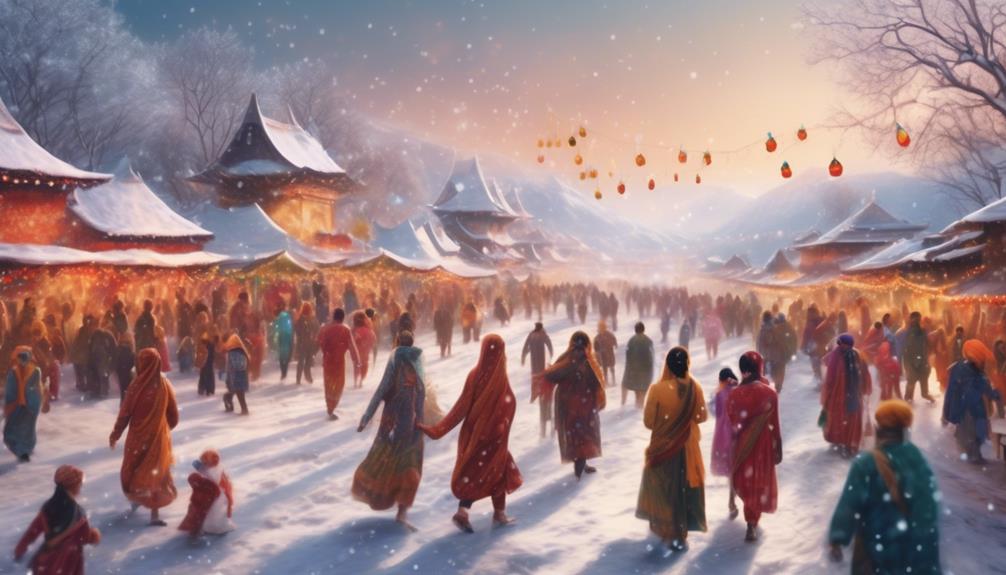 diverse winter celebrations worldwide