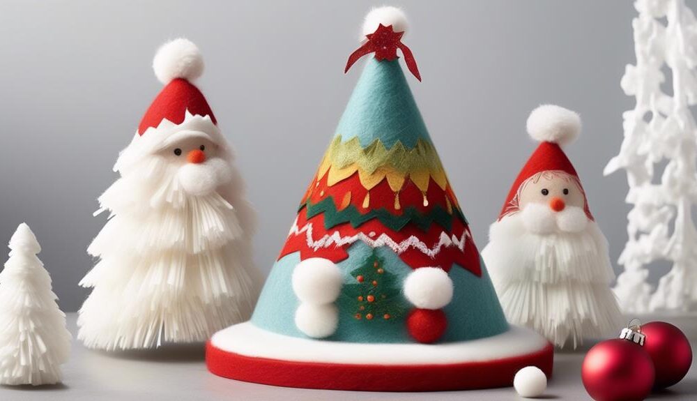 How To Make Christmas Hat Decoration Byretreat