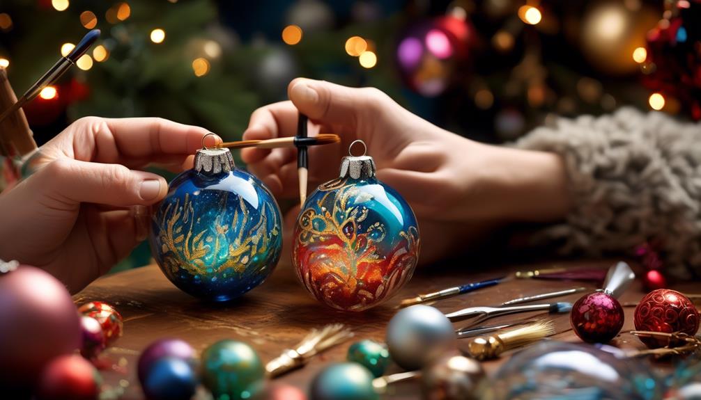 diy christmas ornaments techniques