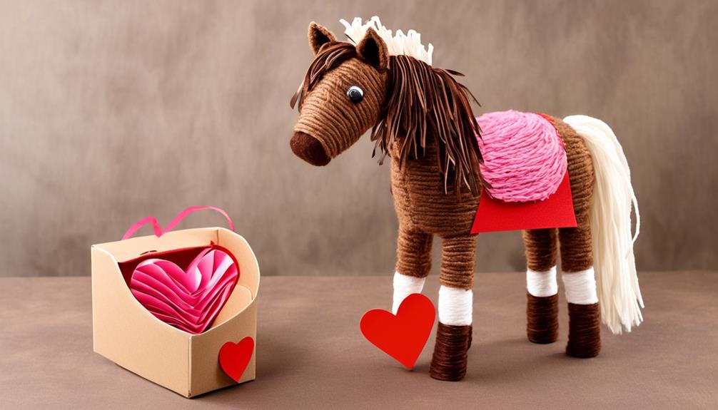 diy horse valentine box