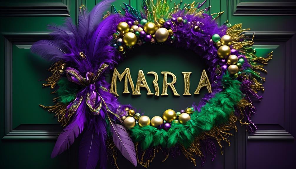 diy mardi gras wreaths