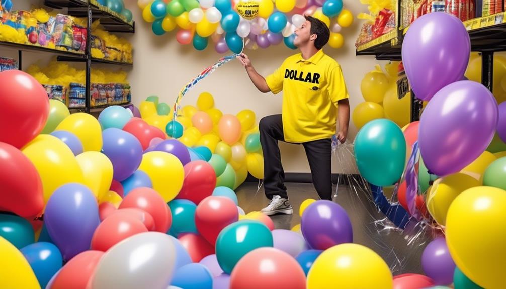 dollar general sells balloons
