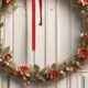 door scratch concerns wreath