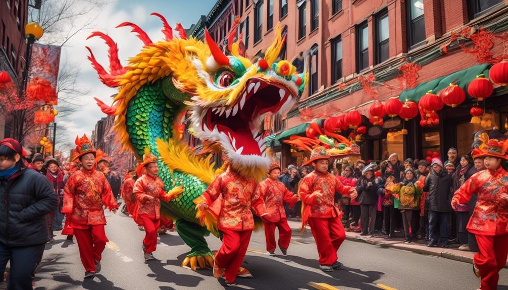 dragon parade in boston