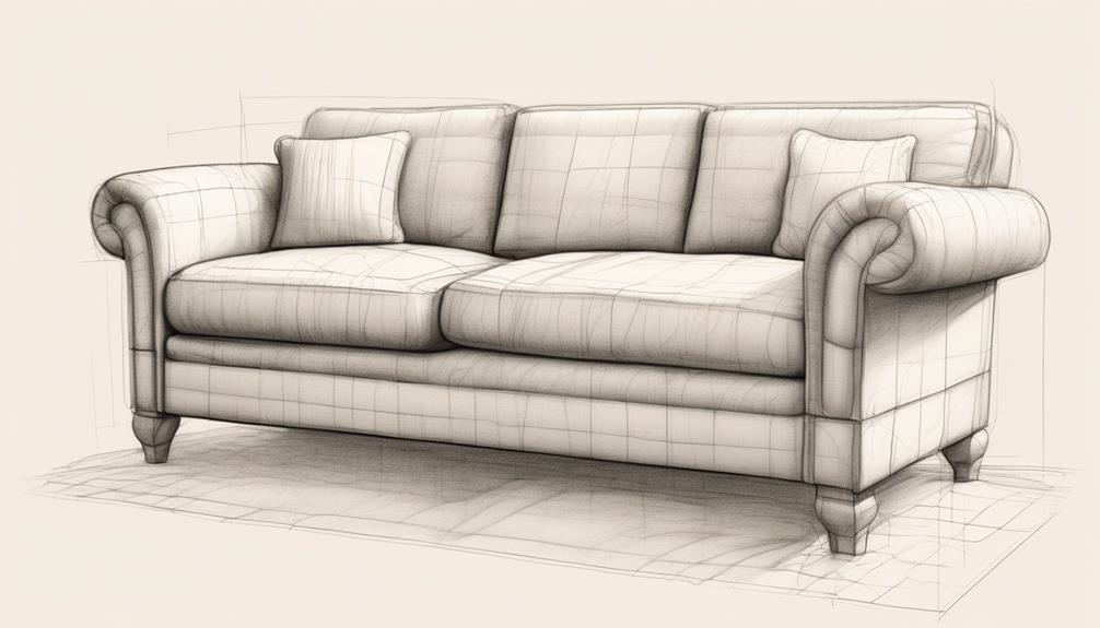 drawing sofas made easy