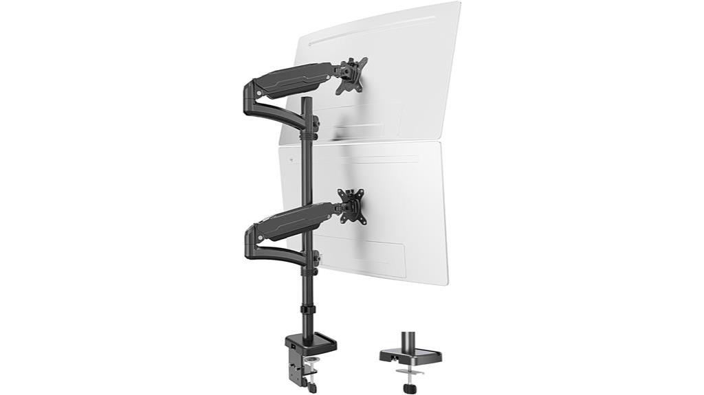 dual monitor mount for 32 screens