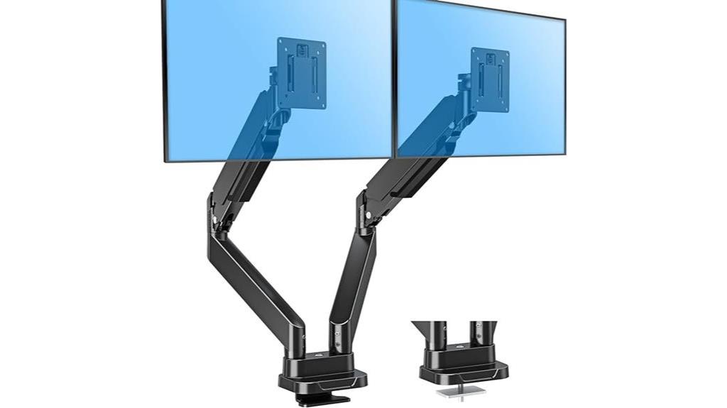 dual monitor mount versatile size