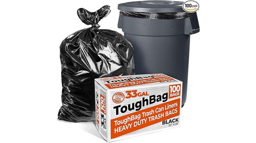 durable 33 gallon trash bags