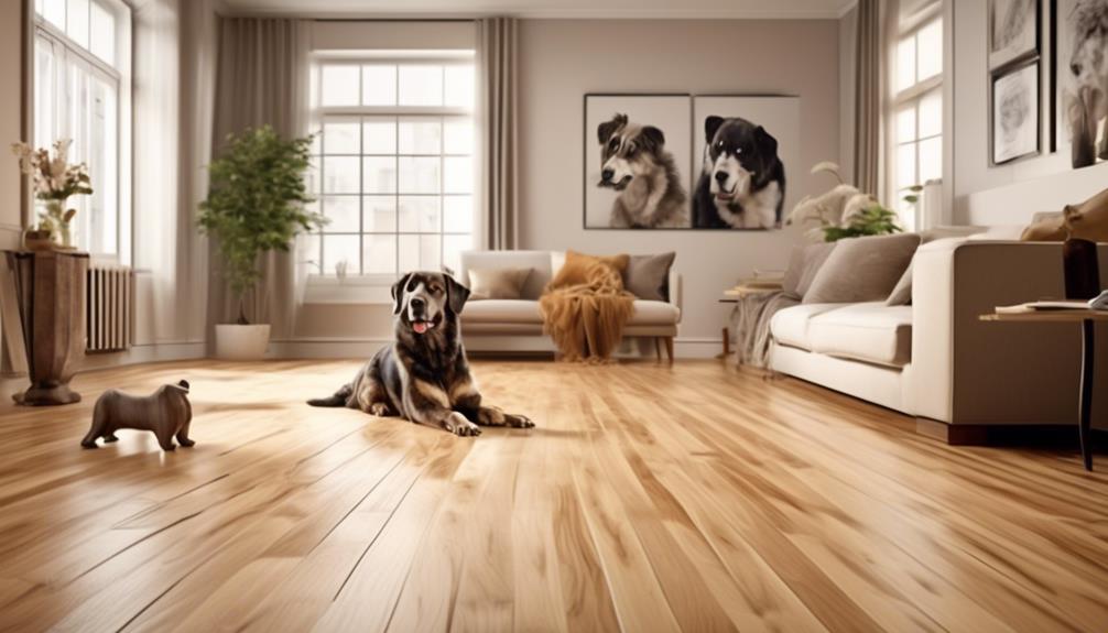 durable and stylish hardwood floors for dogs
