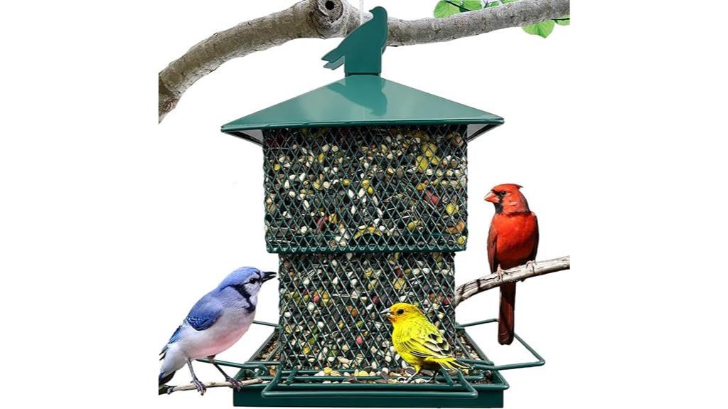 durable metal bird feeder