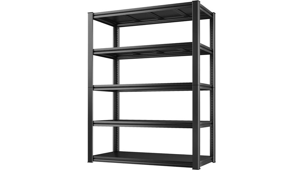 durable metal storage shelves