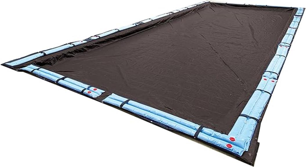 durable winter cover for rectangular in ground pool