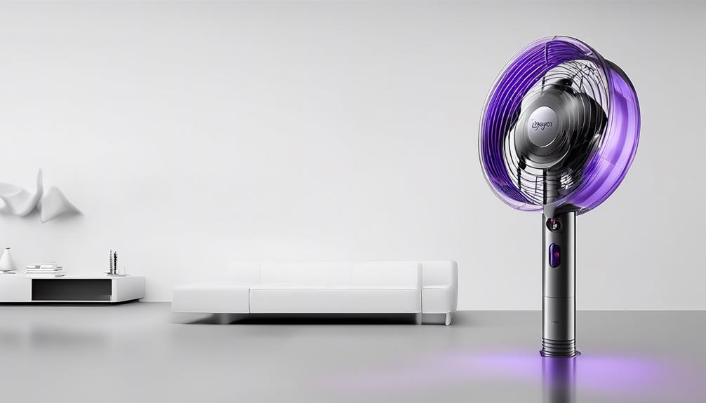 dyson fan with display