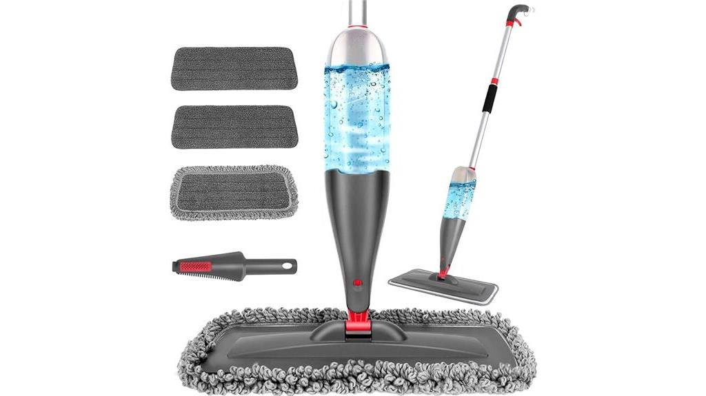 easy to use spray mop set