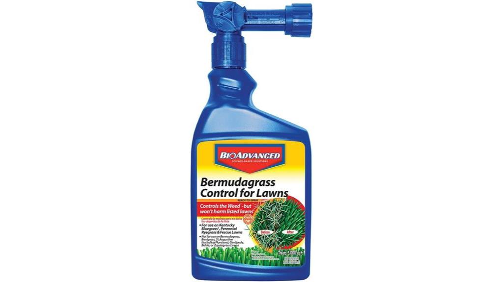 effective bermudagrass control solution