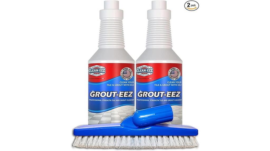 effective grout cleaner with brush