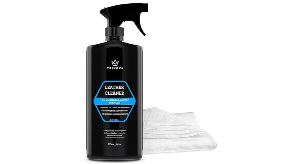 effective leather cleaner solution