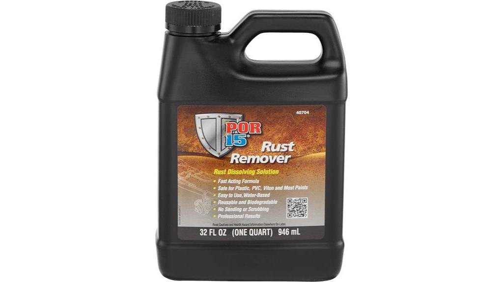 effective rust remover solution
