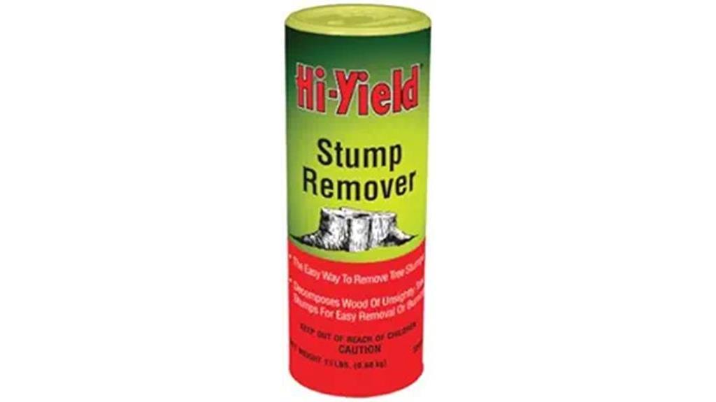 effective solution for removing stumps