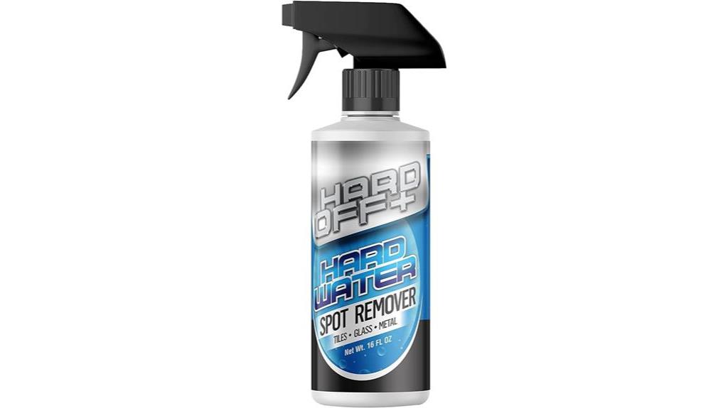 effective solution for tough hard water stains