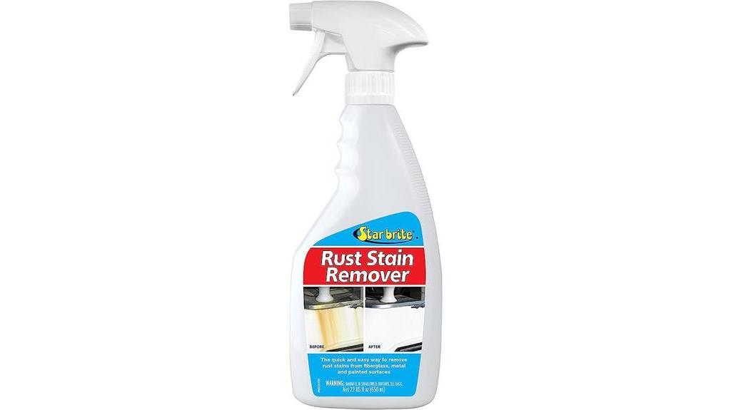 effective spray for rust stains